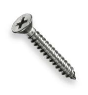 Galvanized Iron (G.I.) Self-Tapping Screws CSK – Countersunk Galvanized Self-Drilling Screws in All Sizes for Sheet Metal, Roofing, Ducting and General Fabrication Work